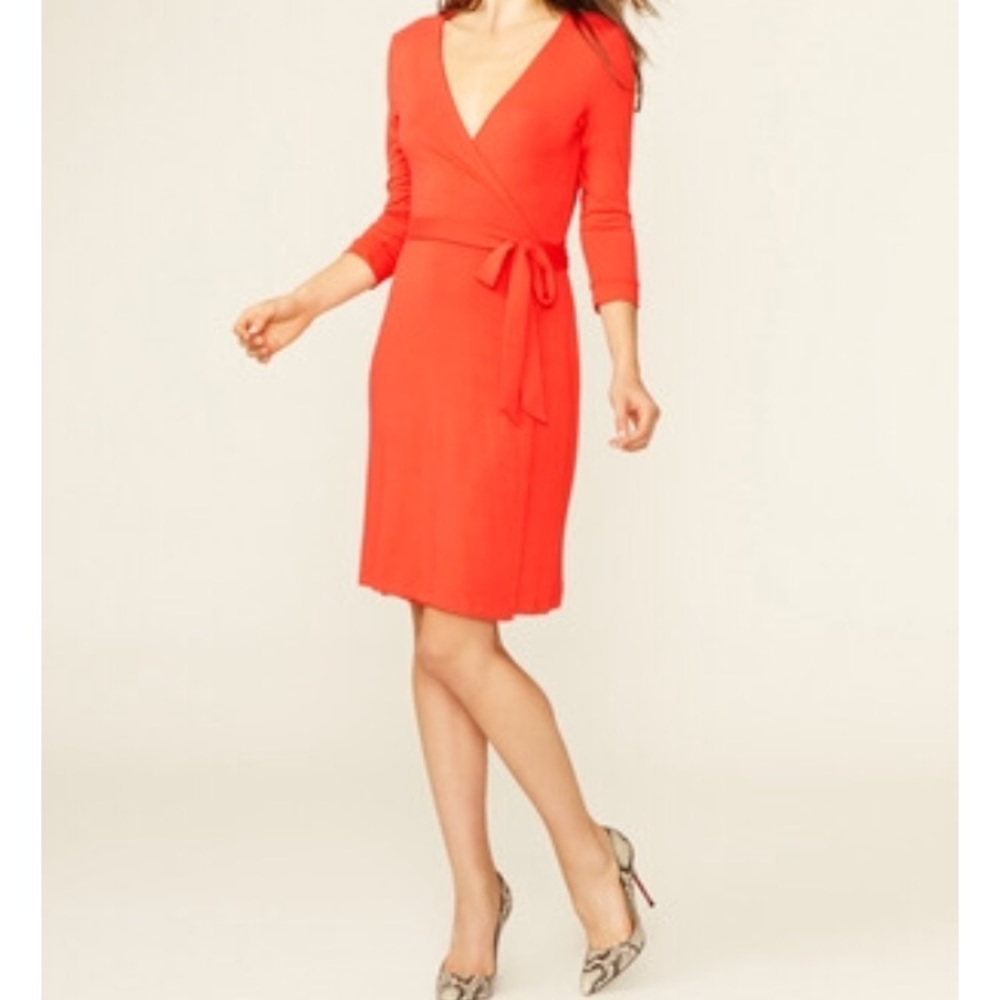 Cynthia Rowley 3/4 sleeve wrap dress.